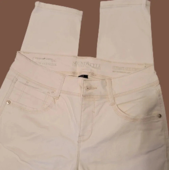 SOUND/STYLE Off white jeans Sound/Style/ Jamie ankle/ slim & sleek - Picture 2 of 8
